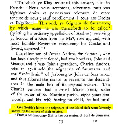 Seigneur Name Seigneur Name